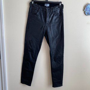 Agolde Faux Leather Skinny Jeans